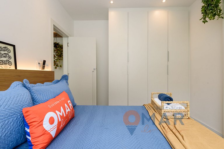 Dormitorio y salón modernos en Copacabana | MFB 76/203