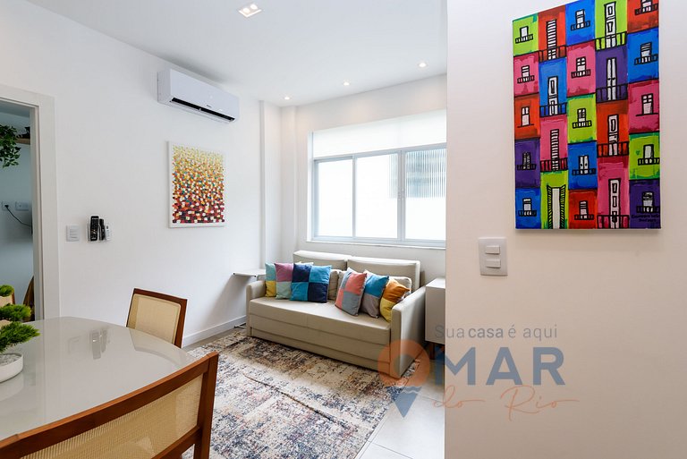 Dormitorio y salón modernos en Copacabana | MFB 76/203