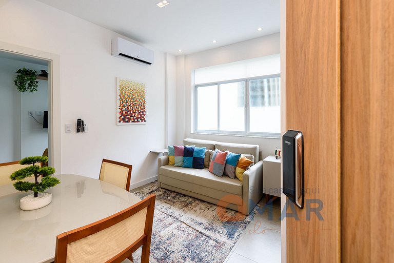 Dormitorio y salón modernos en Copacabana | MFB 76/203