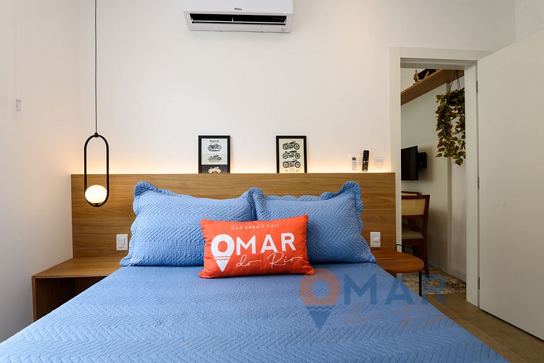 Dormitorio y salón modernos en Copacabana | MFB 76/203