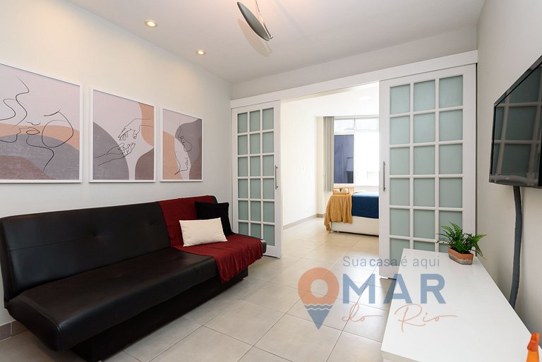 Cozy Studio 140m from Copacabana Beach | DF 125/1212