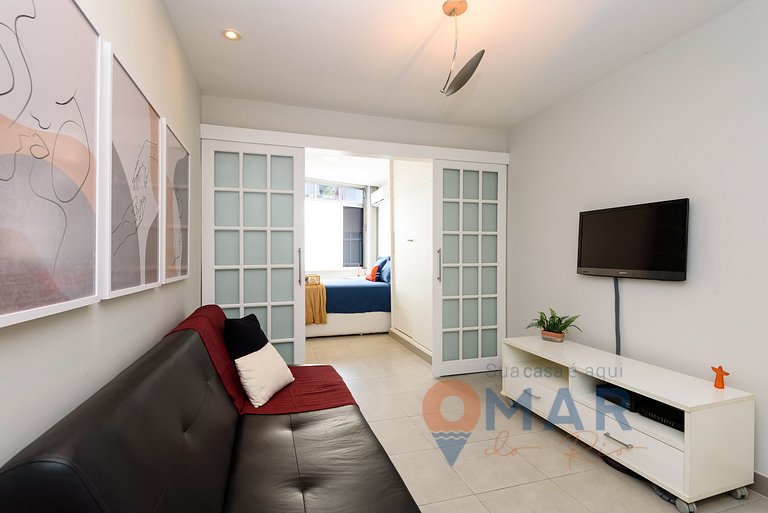 Cozy Studio 140m from Copacabana Beach | DF 125/1212