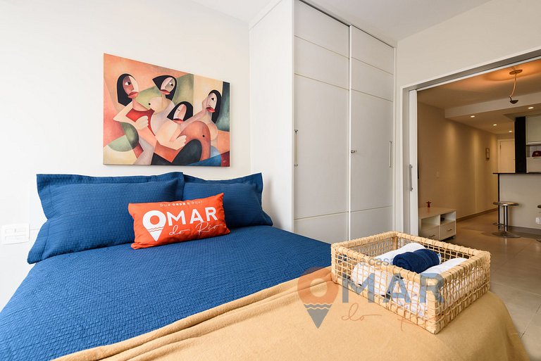 Cozy Studio 140m from Copacabana Beach | DF 125/1212