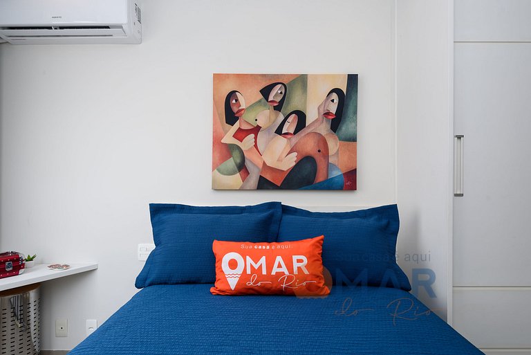 Cozy Studio 140m from Copacabana Beach | DF 125/1212