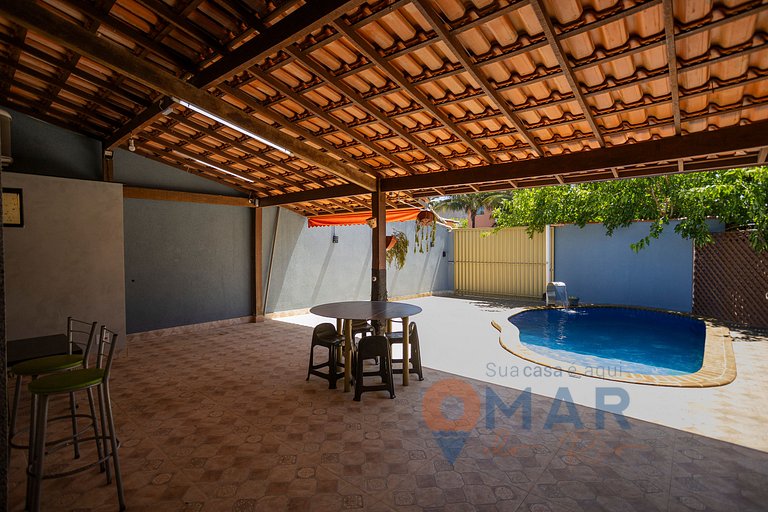 House with Swimming Pool and Gourmet Area in Búzios | E 02