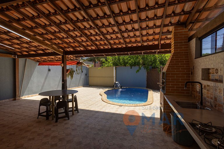 House with Swimming Pool and Gourmet Area in Búzios | E 02