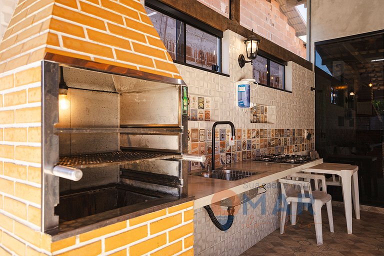 House with Swimming Pool and Gourmet Area in Búzios | E 02