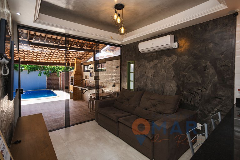 House with Swimming Pool and Gourmet Area in Búzios | E 02