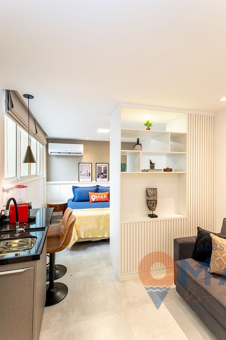 Estudio decorado a 500 metros de la playa | HC 827/107