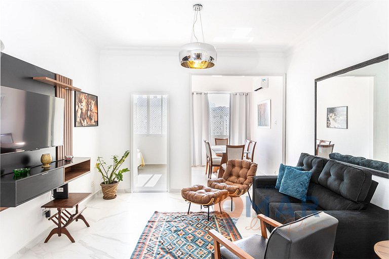 Apto de 2 hab a 240m de la playa de Copacabana | RP 186/702