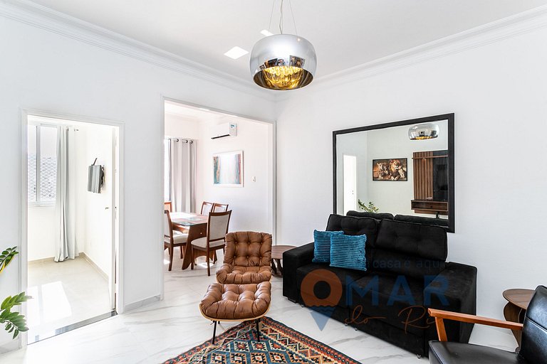 Apto de 2 hab a 240m de la playa de Copacabana | RP 186/702