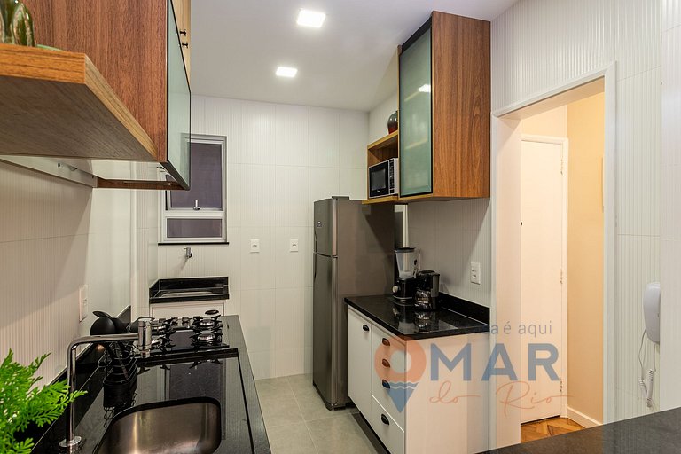 Apt c/ 3 cuartos a 50m de la playa de Copacabana | SQC12/301
