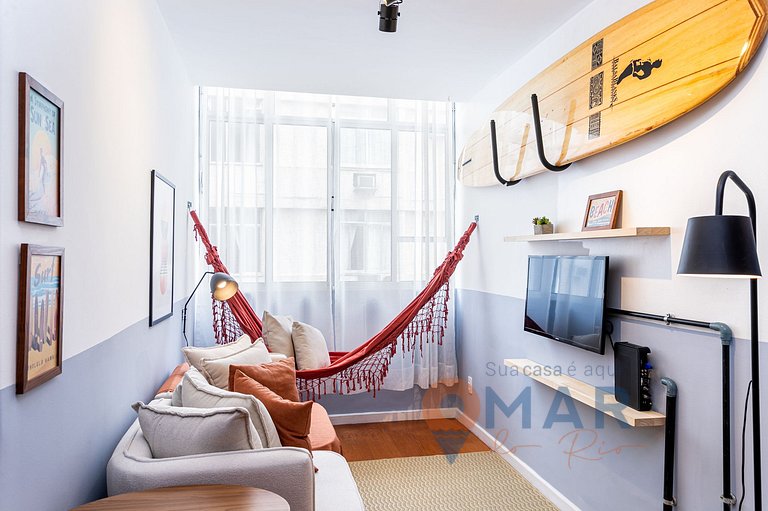 Bedroom & Living Room 550m from Ipanema Beach | PFA58/804