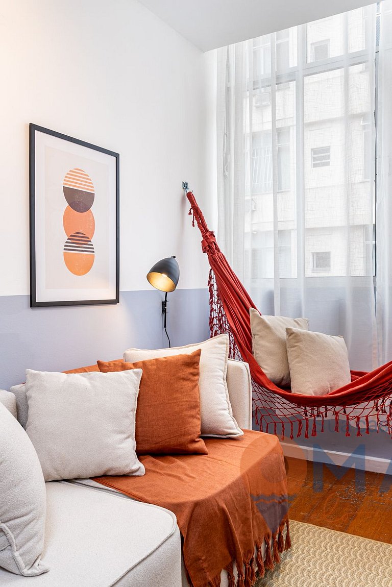 Bedroom & Living Room 550m from Ipanema Beach | PFA58/804