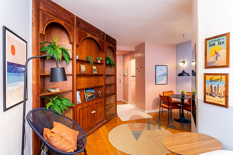 Bedroom & Living Room 550m from Ipanema Beach | PFA58/804