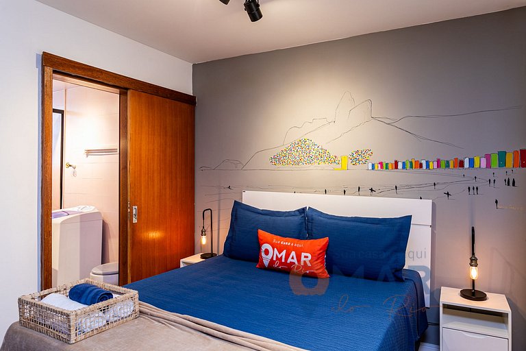 Bedroom & Living Room 550m from Ipanema Beach | PFA58/804