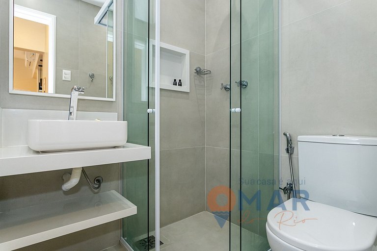 Apt c/ 3 cuartos a 50m de la playa de Copacabana | SQC12/301