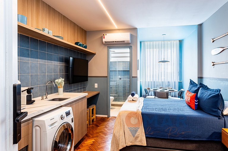 Modern Studio 260m from Leblon Beach | AE 88/505