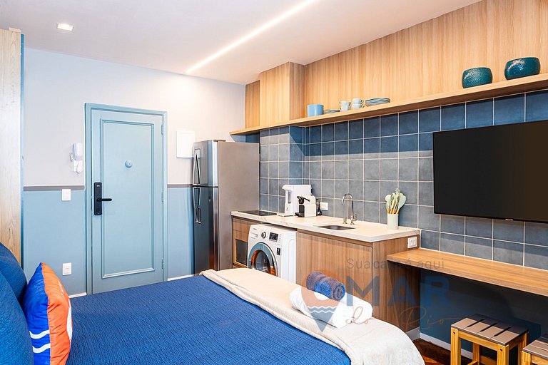 Estudio Moderno a 260m de la playa de Leblon | AE 88/505