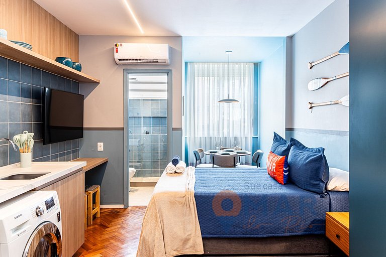 Modern Studio 260m from Leblon Beach | AE 88/505