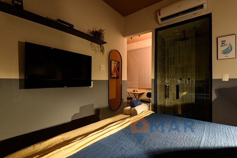 Modern Mini Studio at 50m from Praia | AS 127/202B