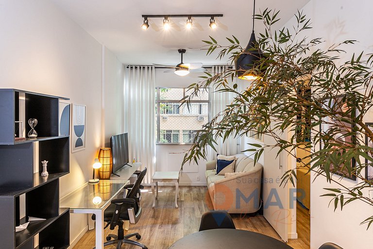 Modern Bedroom & Living Room in Botafogo | BRI 55/503