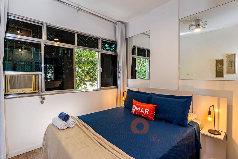 Modern Bedroom & Living Room in Botafogo | BRI 55/503