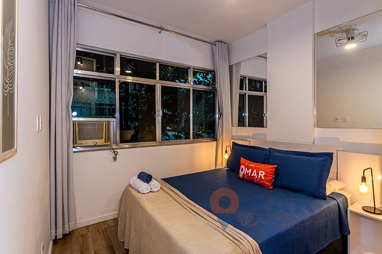 Modern Bedroom & Living Room in Botafogo | BRI 55/503