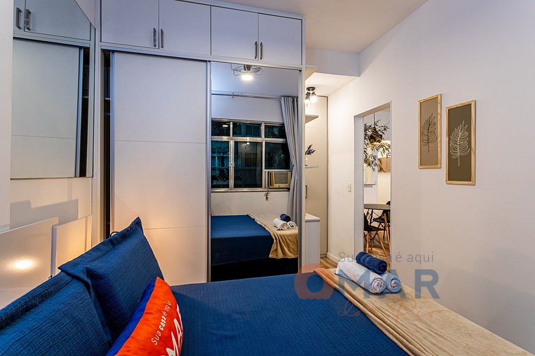 Modern Bedroom & Living Room in Botafogo | BRI 55/503