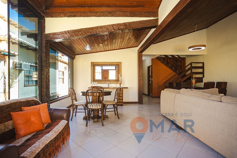 Beach House with Swimming Pool and Garage in Búzios | VG 05