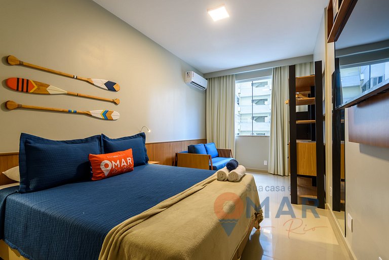 Estudio decorado a 400 metros de la playa | BL 124/504