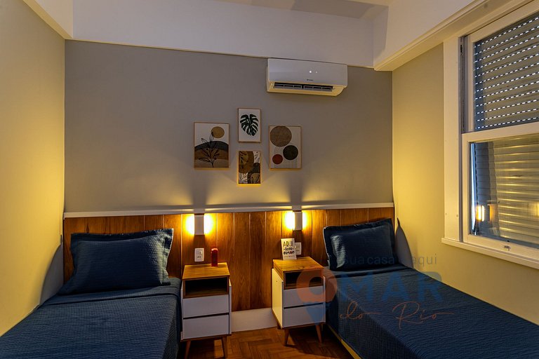 Moderno 2 Dormitorios a 300m de la playa de Ipanema