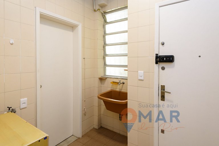 Apartamento de 2 dormitorios con vistas al mar en Copacabana