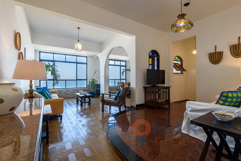 Apartamento de 2 dormitorios con vistas al mar en Copacabana