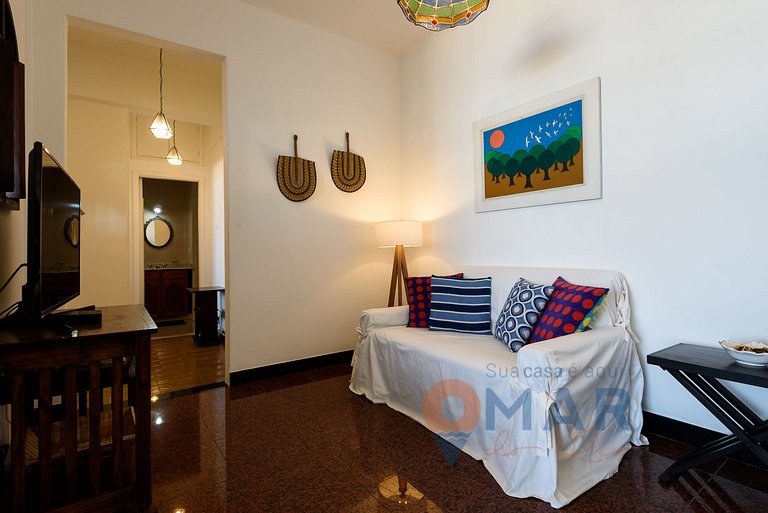 Apartamento de 2 dormitorios con vistas al mar en Copacabana