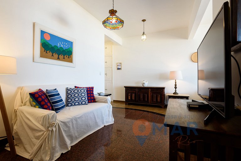 Apartamento de 2 dormitorios con vistas al mar en Copacabana