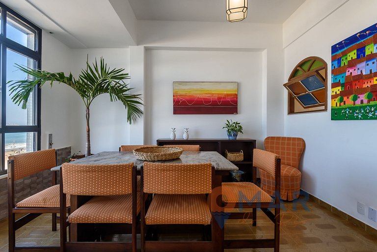 Apartamento de 2 dormitorios con vistas al mar en Copacabana