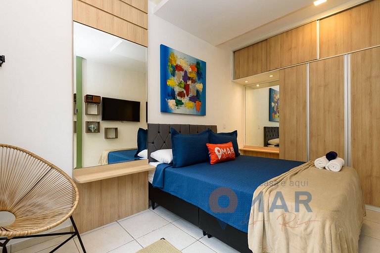 Refurbished studio 200m from Copacabana Beach
