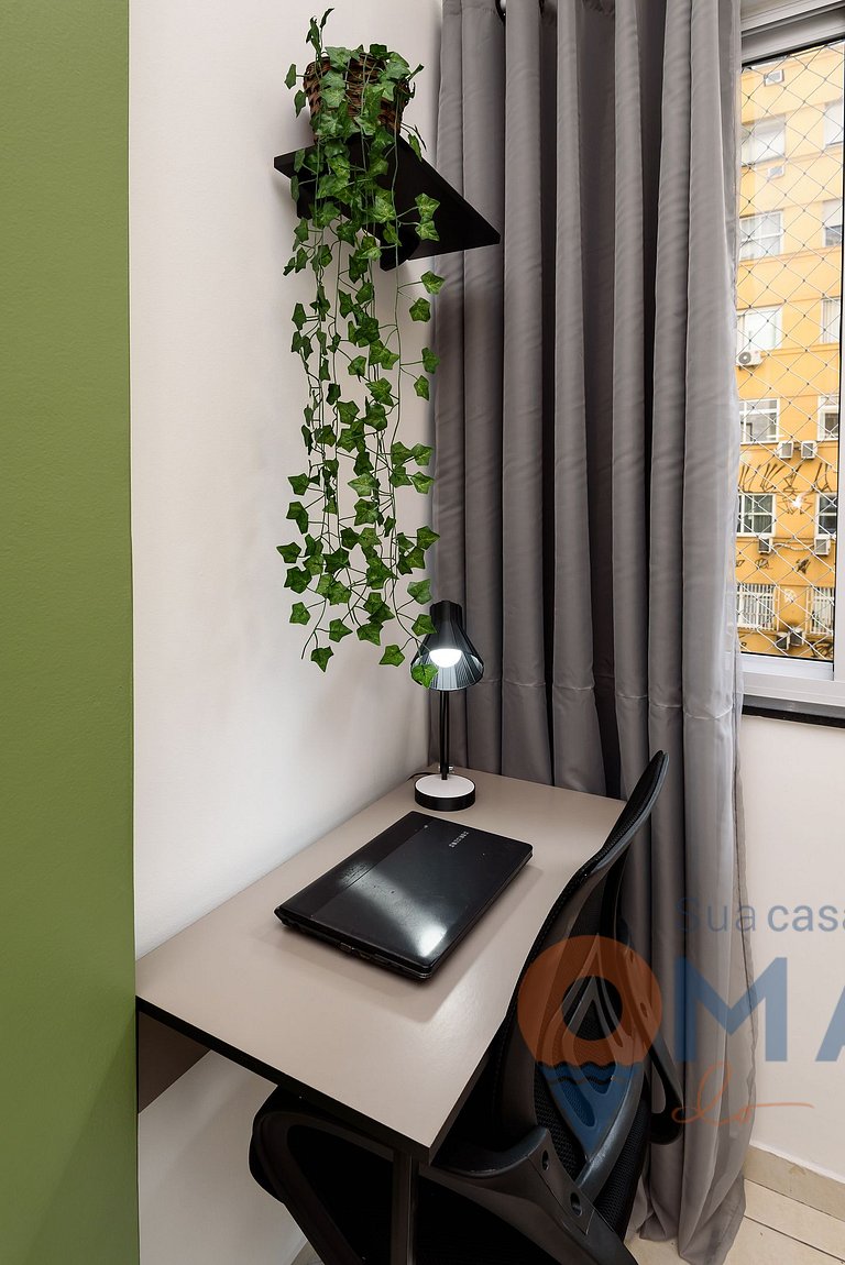 Estudio reformado a 200 metros de la playa de Copacabana