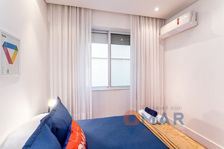 3 BDRs en Leblon 2 min. de la playa | GSM493/203