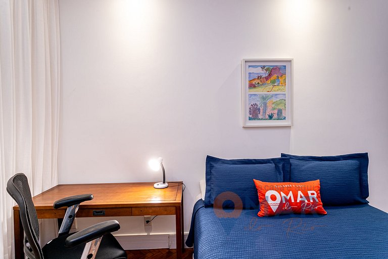 3 BDRs en Leblon 2 min. de la playa | GSM493/203