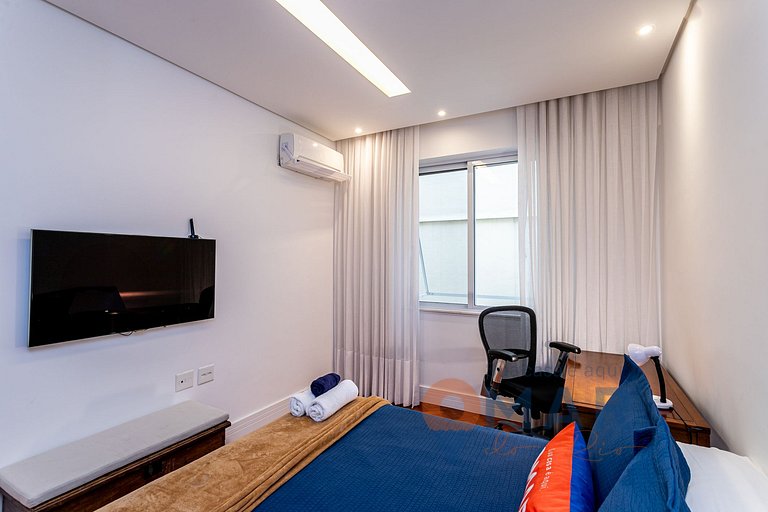 3 BDRs en Leblon 2 min. de la playa | GSM493/203