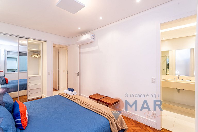 3 BDRs en Leblon 2 min. de la playa | GSM493/203