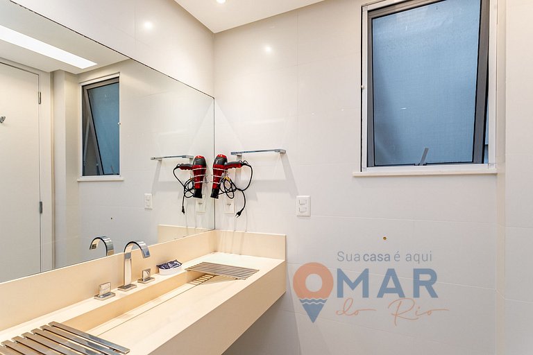 3 BDRs en Leblon 2 min. de la playa | GSM493/203