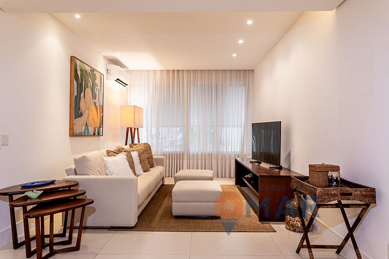 3 BDRs en Leblon 2 min. de la playa | GSM493/203