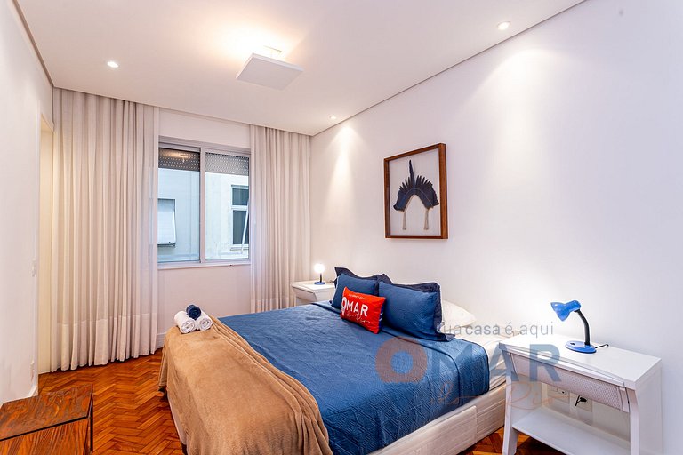 3 BDRs en Leblon 2 min. de la playa | GSM493/203