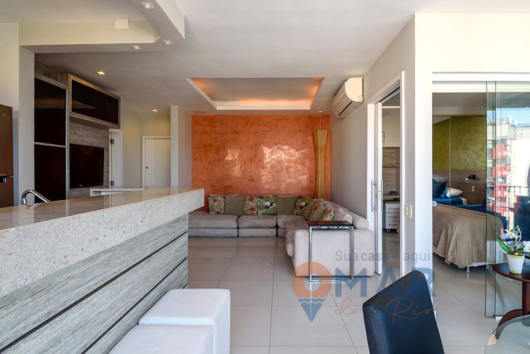 Moderno 2 Dormitorios Beira-Mar con Piscina | LC 6250/1203