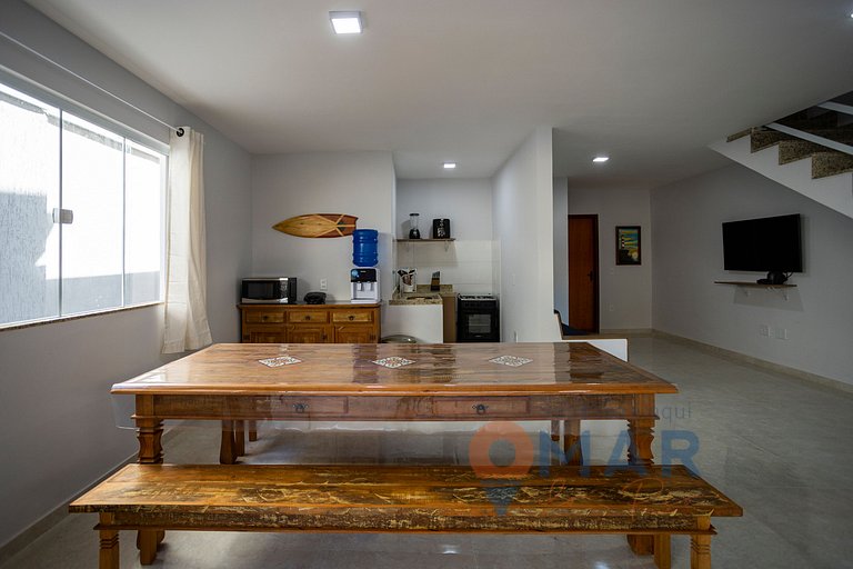 Casa de 6 habitaciones en Manguinhos | 300m del mar | CC 18