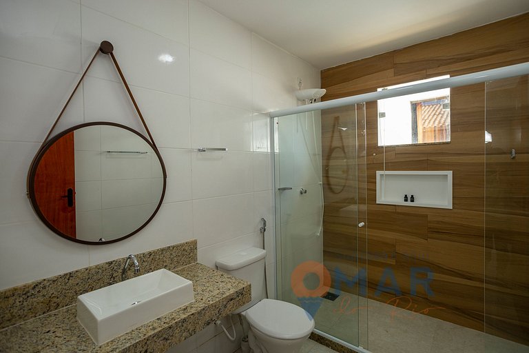 Casa de 6 habitaciones en Manguinhos | 300m del mar | CC 18