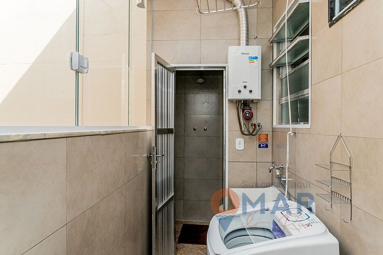 Apto de 2 hab a 240m de la playa de Copacabana | RP 186/702